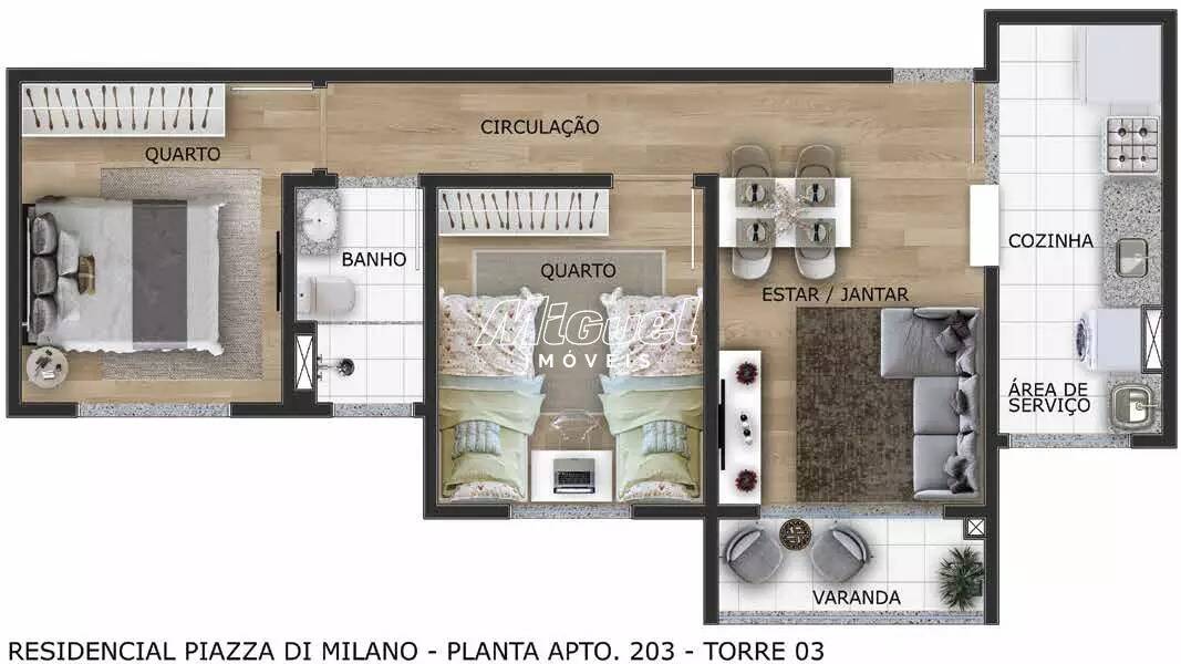 Apartamento à venda com 2 quartos, 48m² - Foto 21